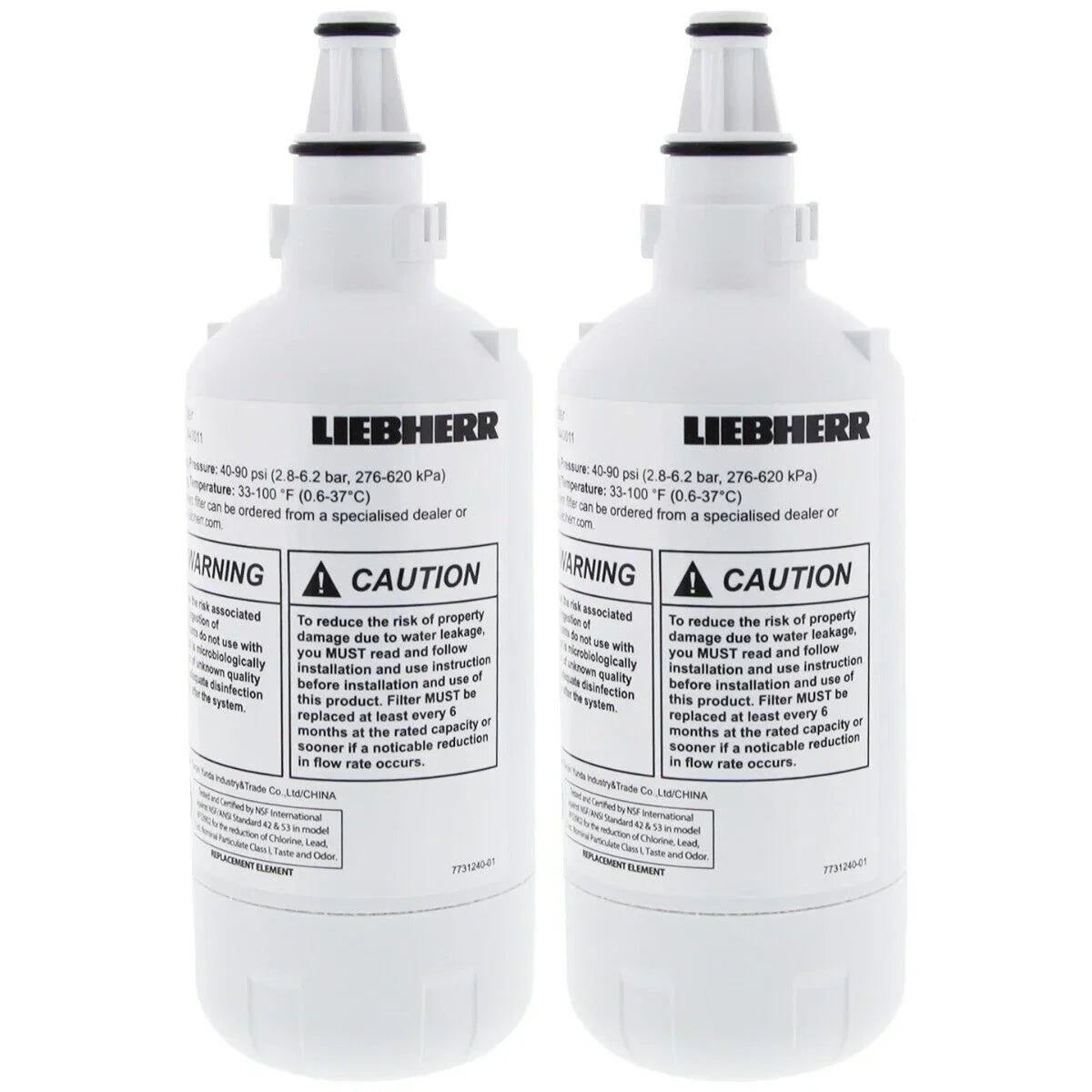 Liebherr 7440000 Refrigerator Water Filter Replacement, White, 744000200
